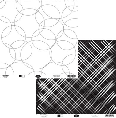 Luxe Designs - Falling Stars 12x12 d/sided patterned paper  (pack of 10)